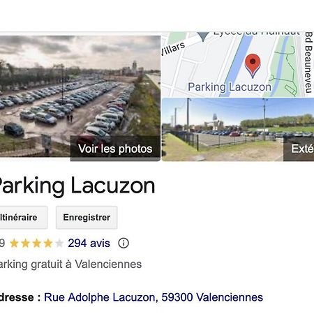 Apt Des Artistes, 3 Min A Pied Gare Et Centre Valenciennes Exteriör bild
